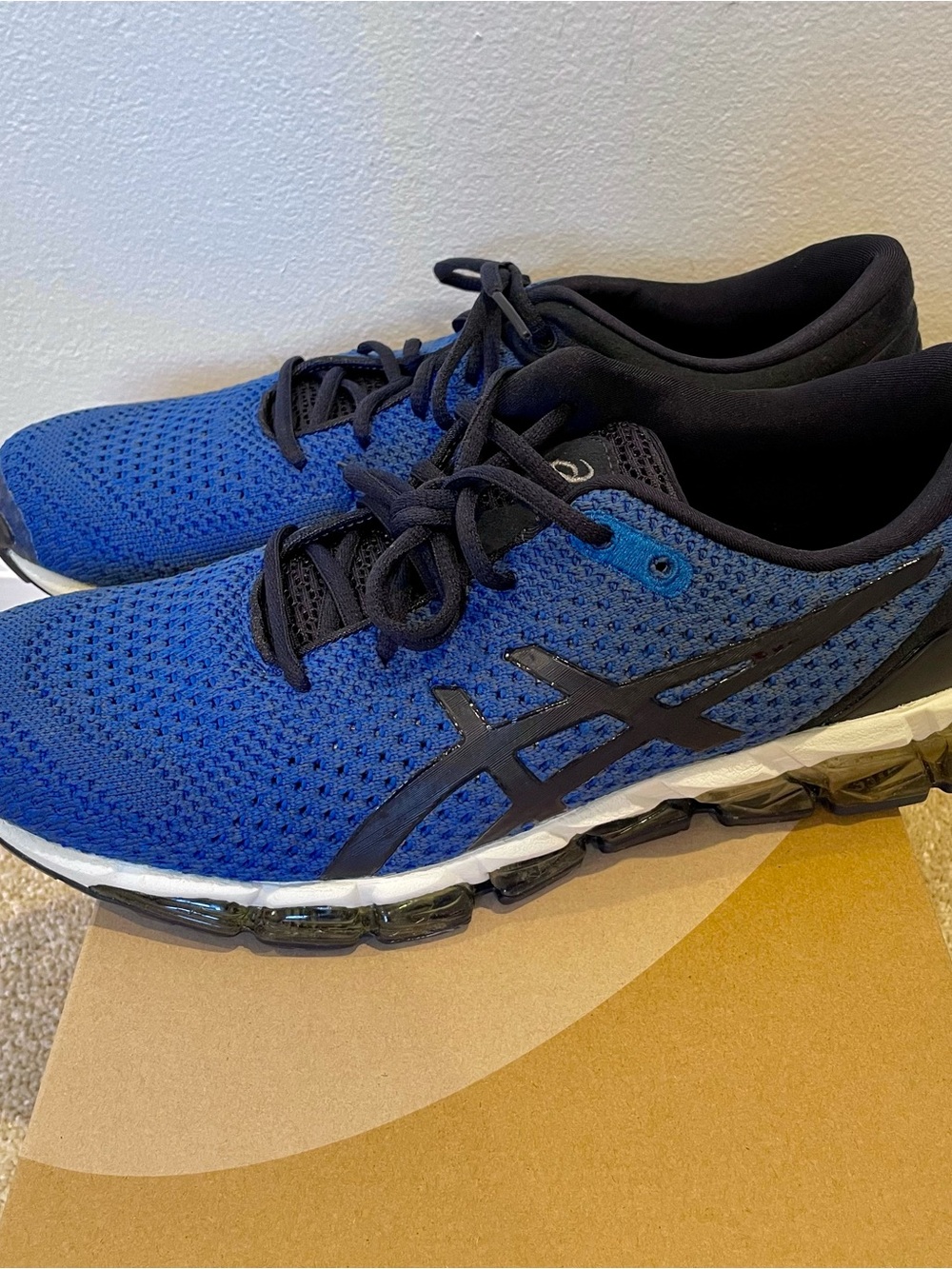 ASICS Men's Gel-Quantum 360 Knit Running Shoes - Tuna Blue / Midnight